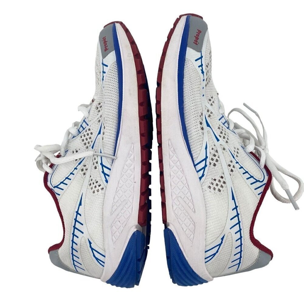 Propet Women's Size 7.5 M One LT Running Shoe White Red Walking Cushion Comfort